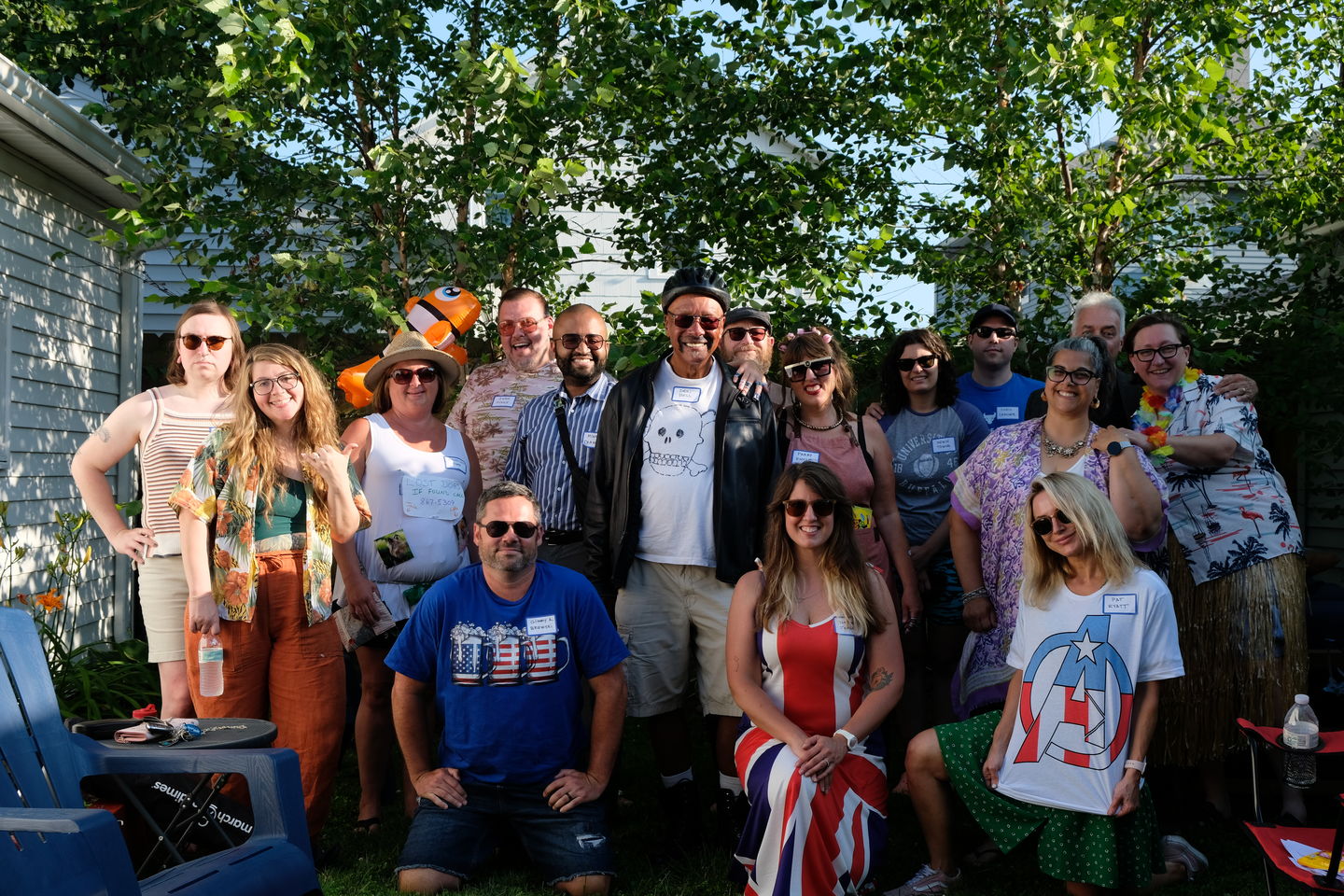 Customer photo review of Independence Day / BBQ Themed Murder Mystery Host Your Own Game Kit