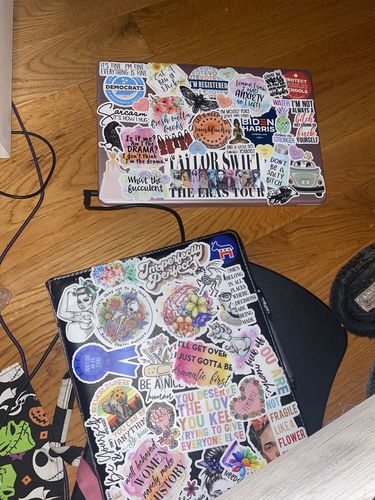 Customer photo review of ONE OF EVERYTHING | All of our Most Popular Stickers