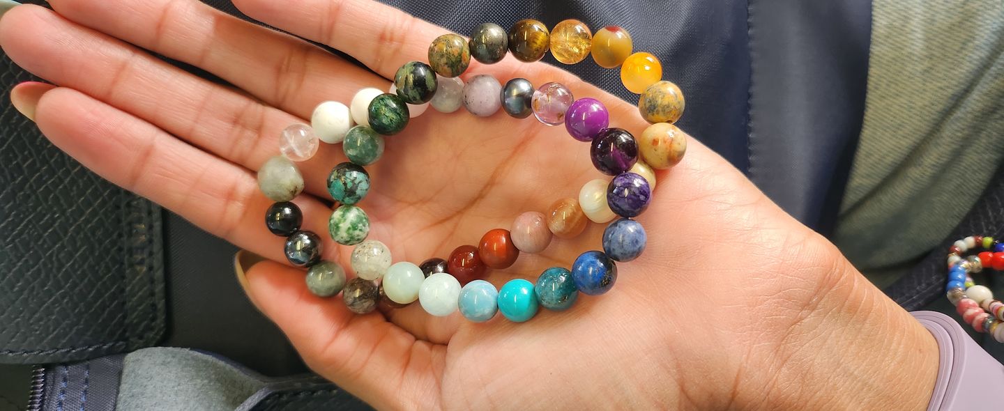 Customer photo review of Codificador Elástico "Unidad" de 45 Minerales (8 mm)