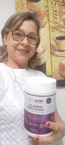 Customer photo review of COLÁGENO HIDROLIZADO CON VITAMINA C, D3, BIOTINA Y SEMILLAS DE UVA