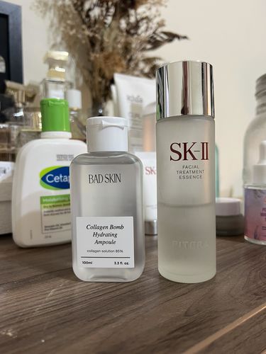 Customer photo review of Bad Skin™ Korean Collagen Bomb Hydrating Ampoule