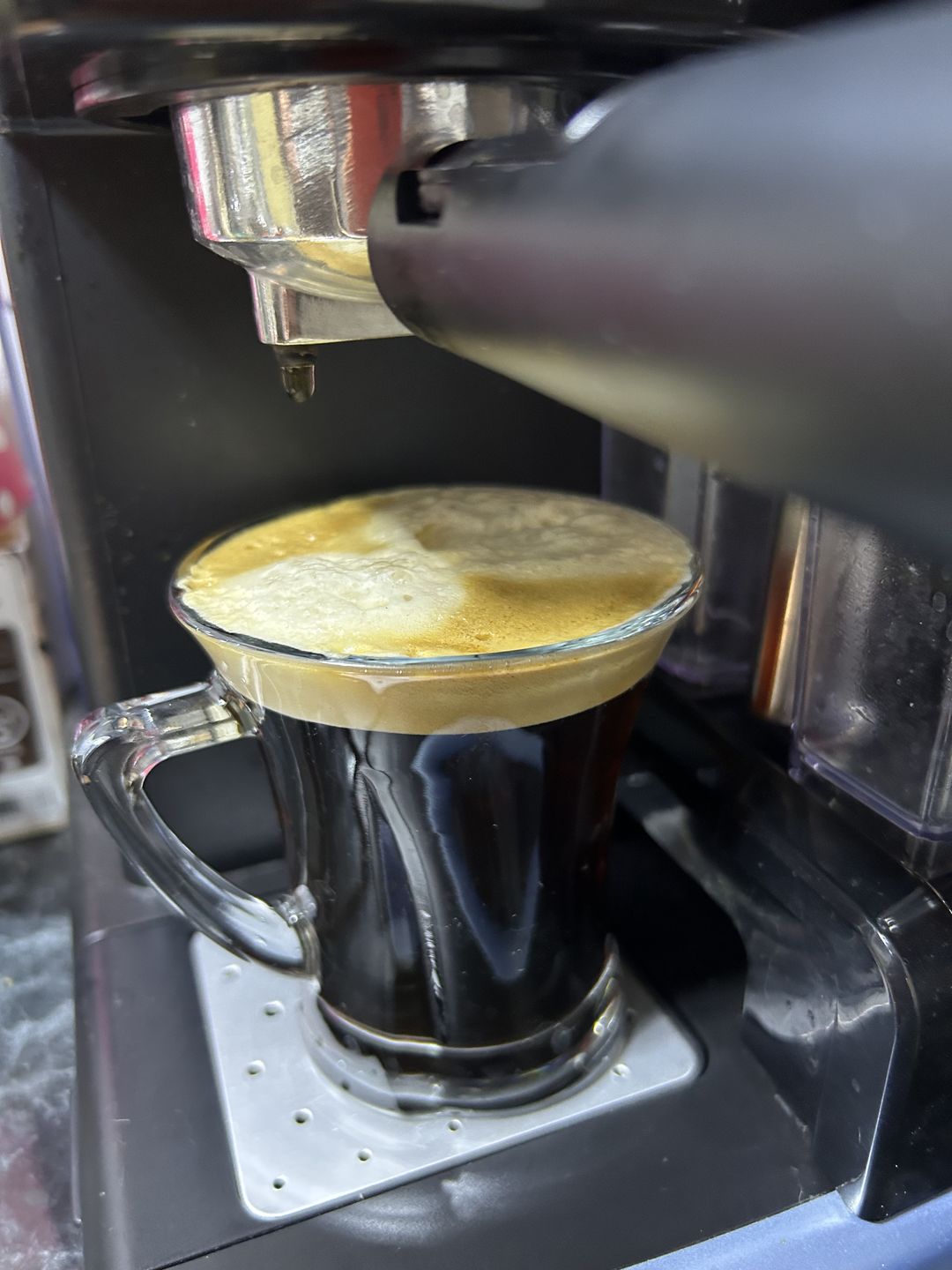 Customer photo review of Lucaffe Breakfast Coffee filter 500 grs Grano Molido