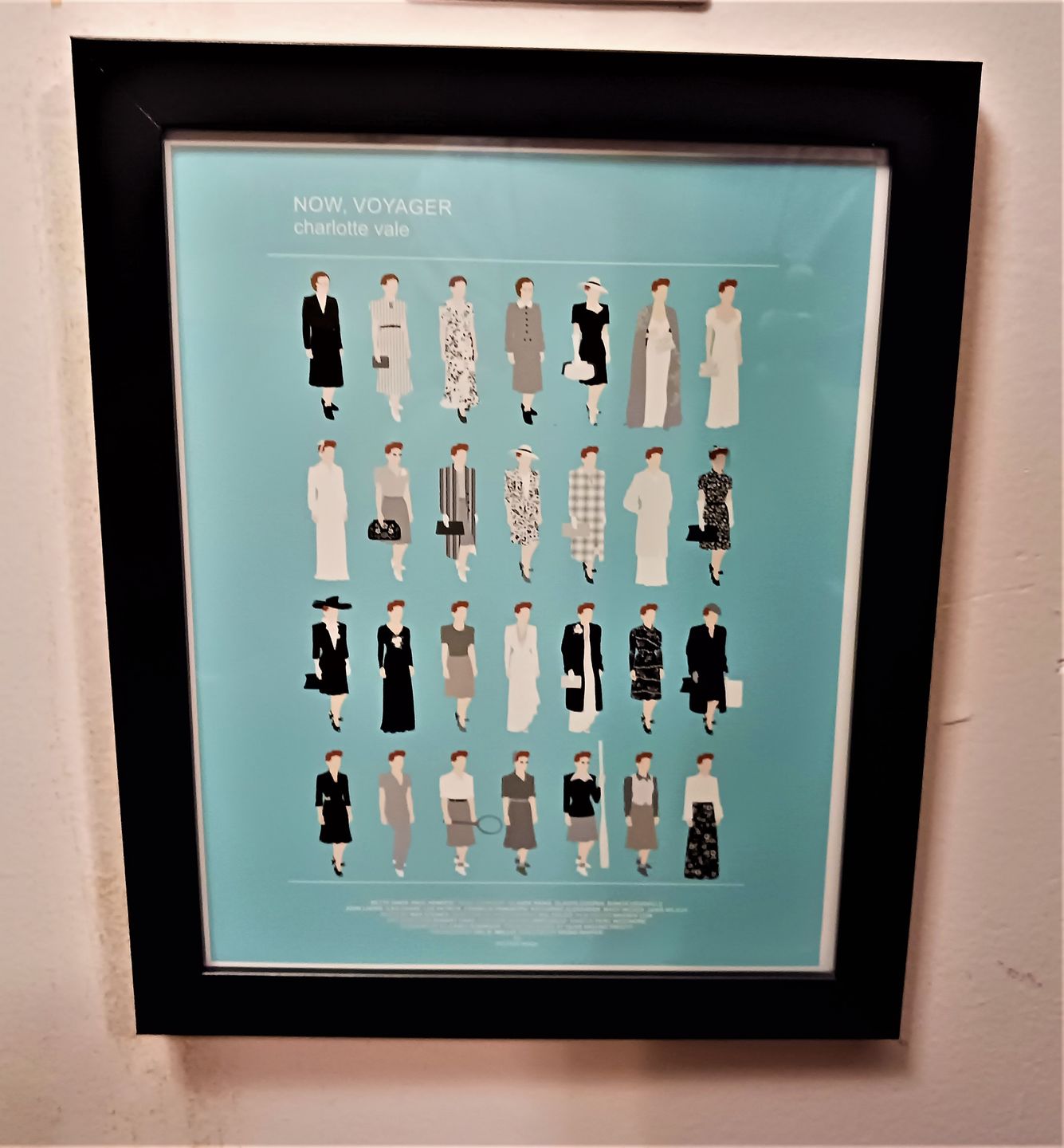 Customer photo review of Bette Davis poster from Now, Voyager
