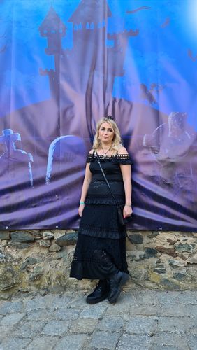 Customer photo review of Sukienka długa koronkowa hiszpanka Hava