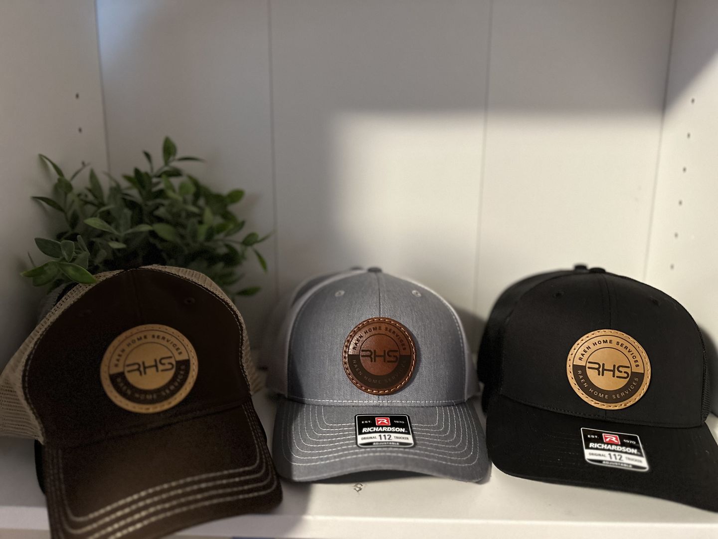 Customer photo review of Richardson 111 Unstructured Leather Patch Hat