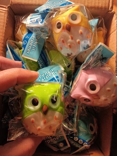 Customer photo review of Fukuro Pencil Sharpener