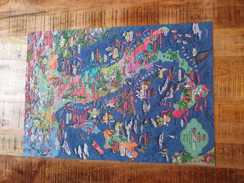 Customer photo review of Wine Puzzle - Italy