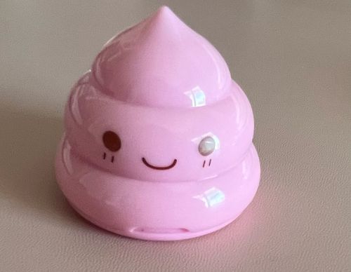 Customer photo review of Smiling Poop Pencil Sharpener