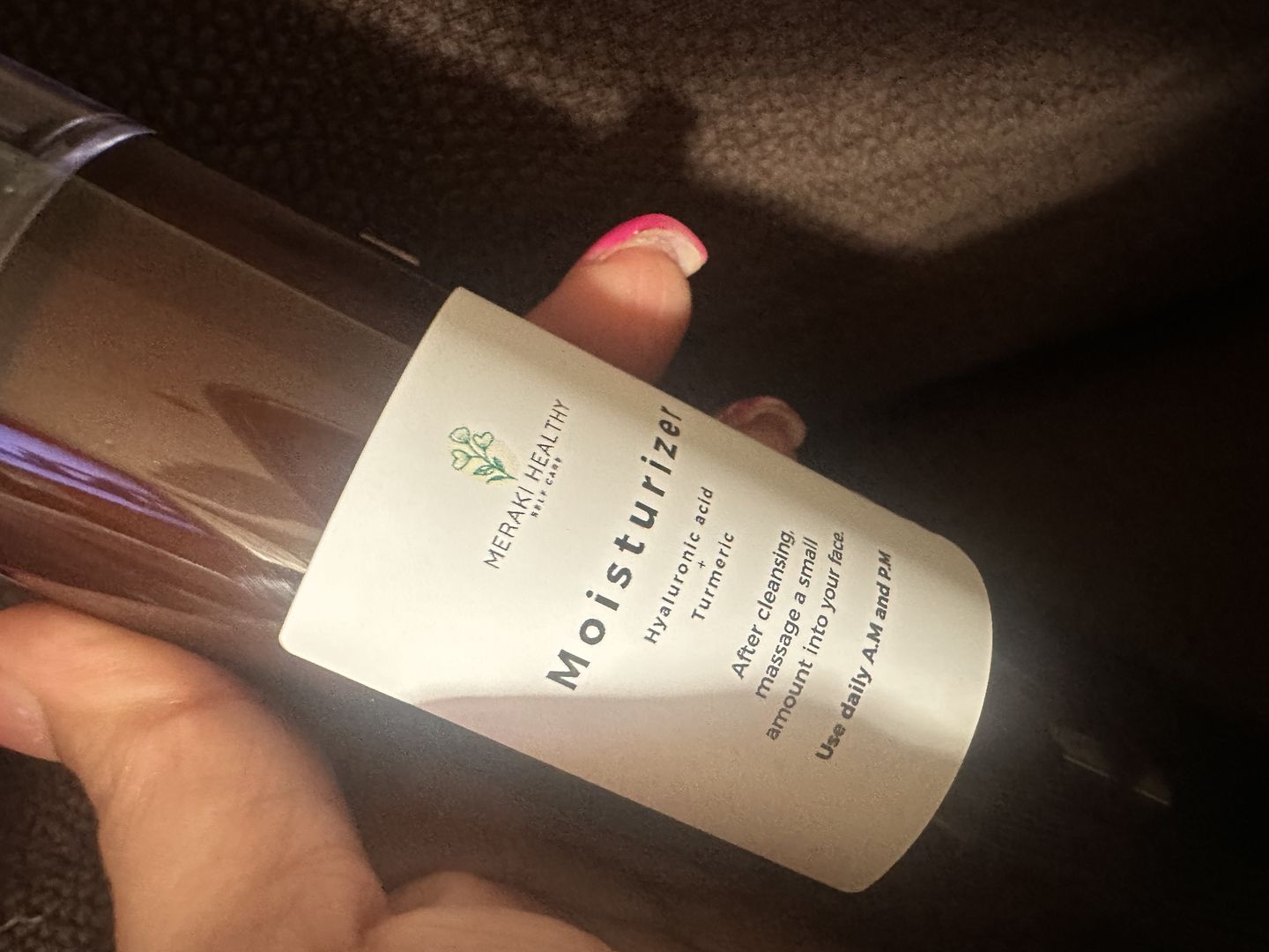Customer photo review of Moisturizer