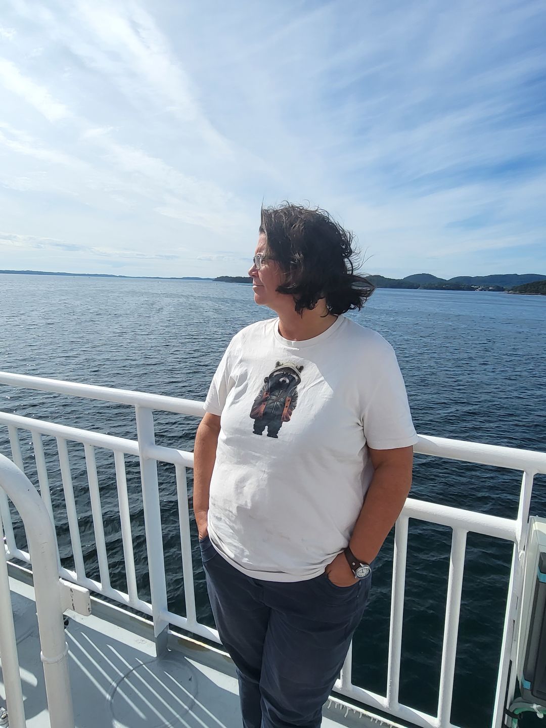 Customer photo review of Willi Waschbär - Bio Herren Shirt