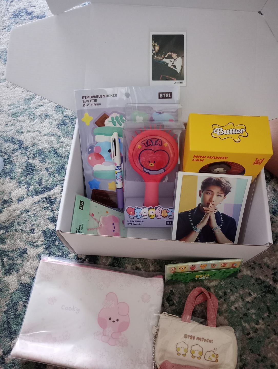 Customer photo review of BTS MYSTERY RANDOM BOX [RENEWAL VERSION]