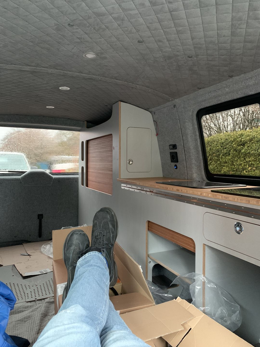 Customer photo review of Polsterstoff Gesteppt je lfm.