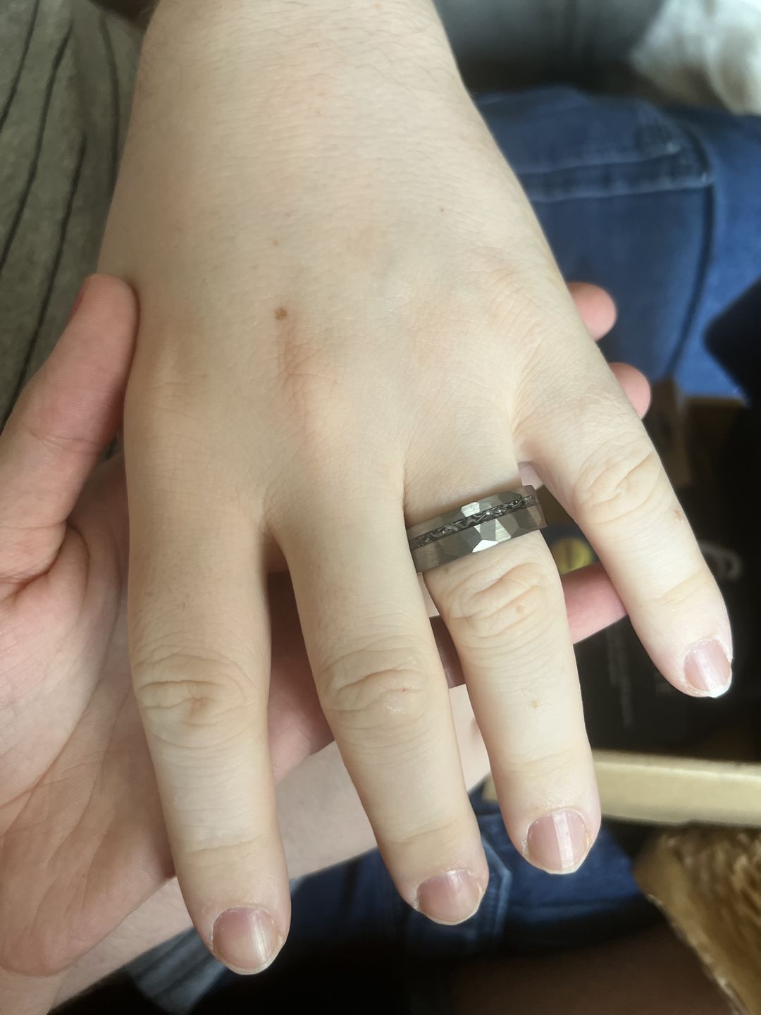 Customer photo review of Hammered Meteorite