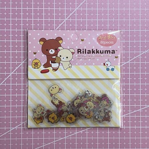 Customer photo review of Rilakkuma & Friends Decorative Stickers (2 Types)