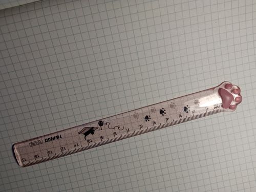 Customer photo review of Cat Paw Ruler