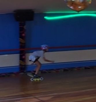 Customer photo review of Inline Speed Skating Helmet