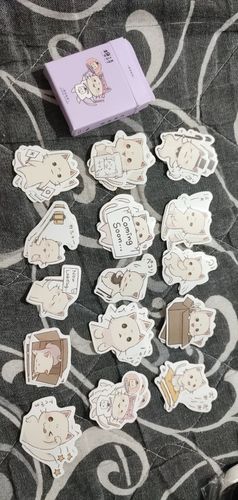 Customer photo review of Mr Paws Paper Stickers