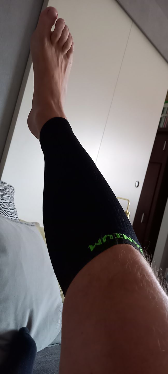 Customer photo review of eXtend High – Kompressiosäärystimet – Musta/Lime