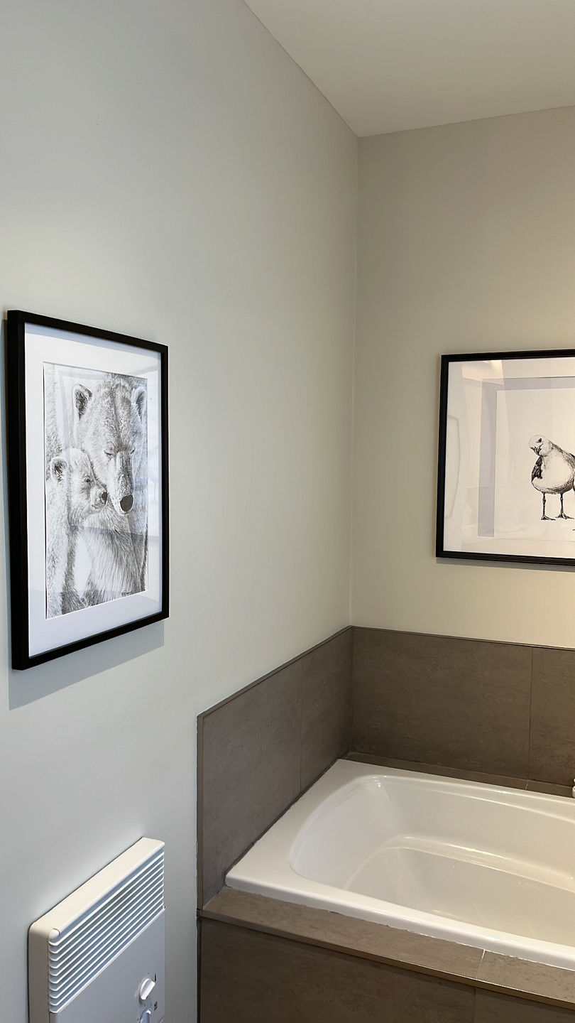 Customer photo review of Polar Bear with cub illustration - "Social Animal" Collection