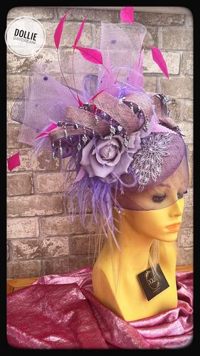 Customer photo review of Ostrich Feather Fringe 10CM for millinery use FR002