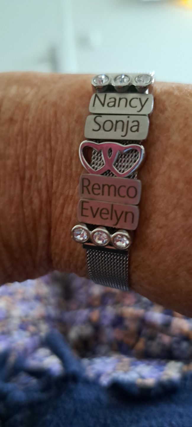 Customer photo review of Mesh bracelet silver