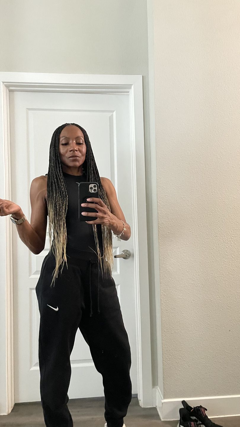 Customer photo review of OUTRE SYNTHETIC PRE STRETCHED ULTRA BRAID - XPRESSION 3X 52"
