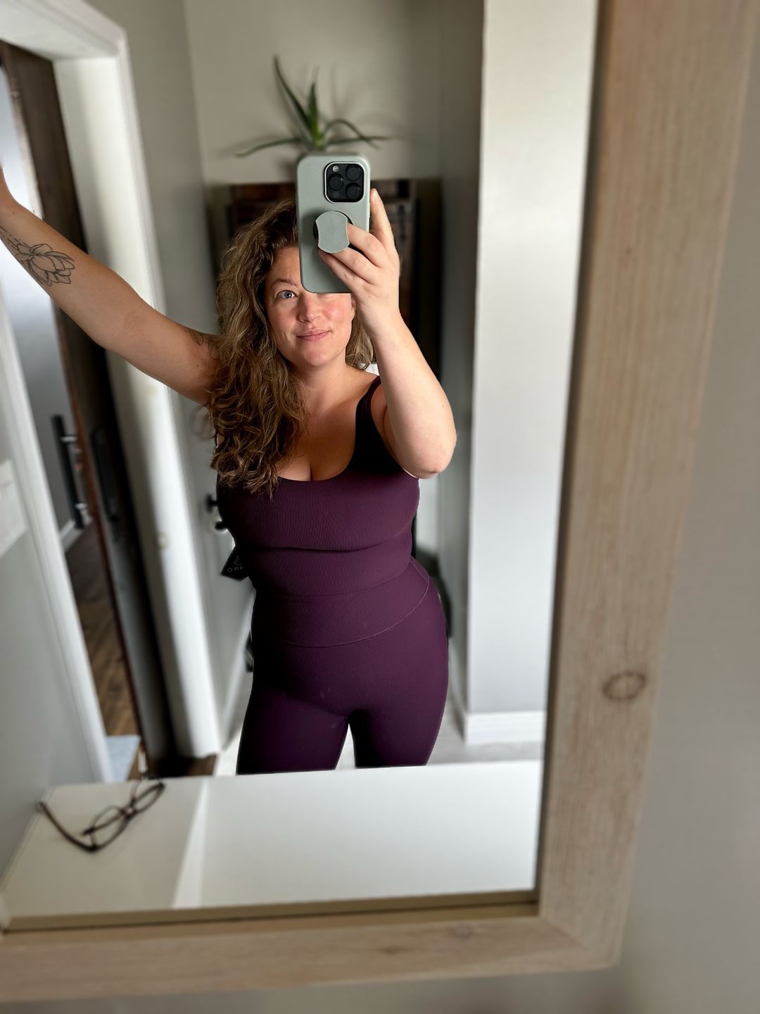 Customer photo review of Ribbed Sports Bra