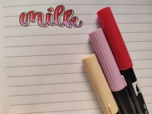 Customer photo review of Tombow ABT Dual Brush Pens