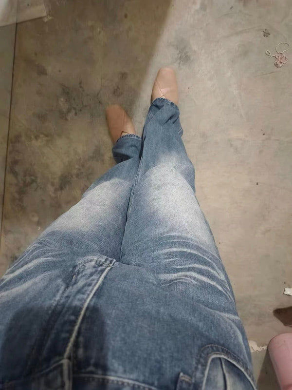 Customer photo review of Aelfric Eden Baggy  Folds Jeans