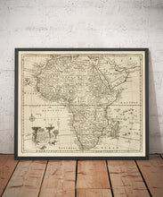 Customer photo review of Old Map of Africa, 1747 by Emanuel Bowen - Pre-Colonial - Slave Trade, Negroland, Ethiopia, Barbary, Nubia