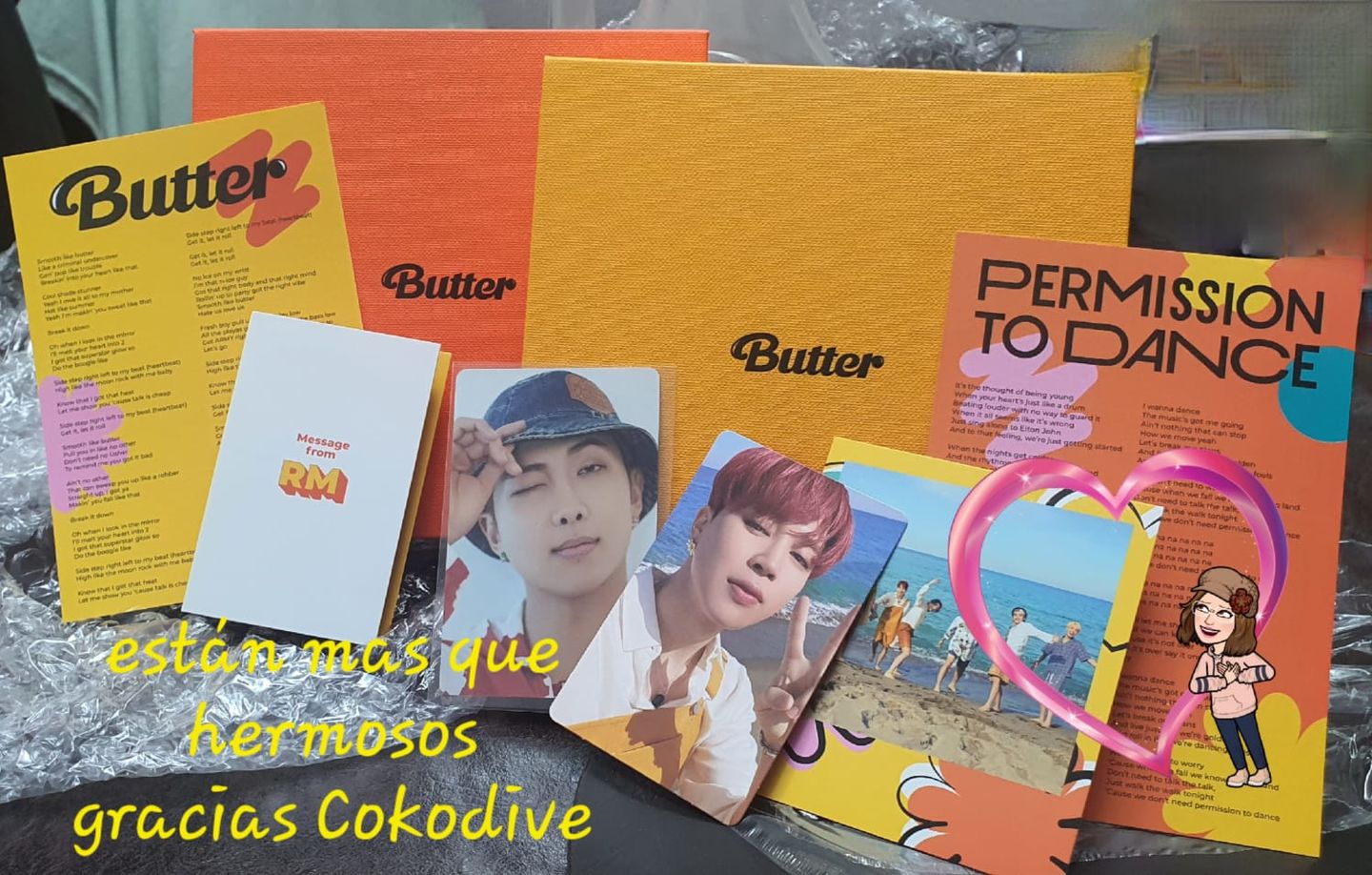 Customer photo review of BTS - SINGLE ALBUM [BUTTER]