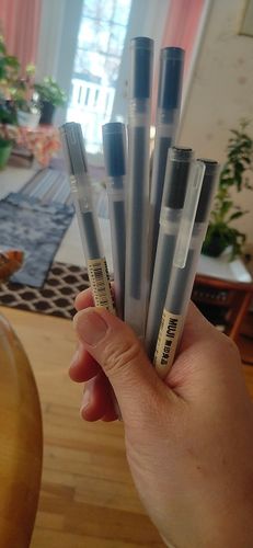 Customer photo review of MUJI Gel Ink Pen