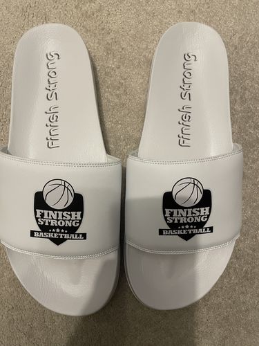 Customer photo review of Personalized Slides shoes, Custom Slides shoes, Soft, Put name or Team name on it, TX-C03400