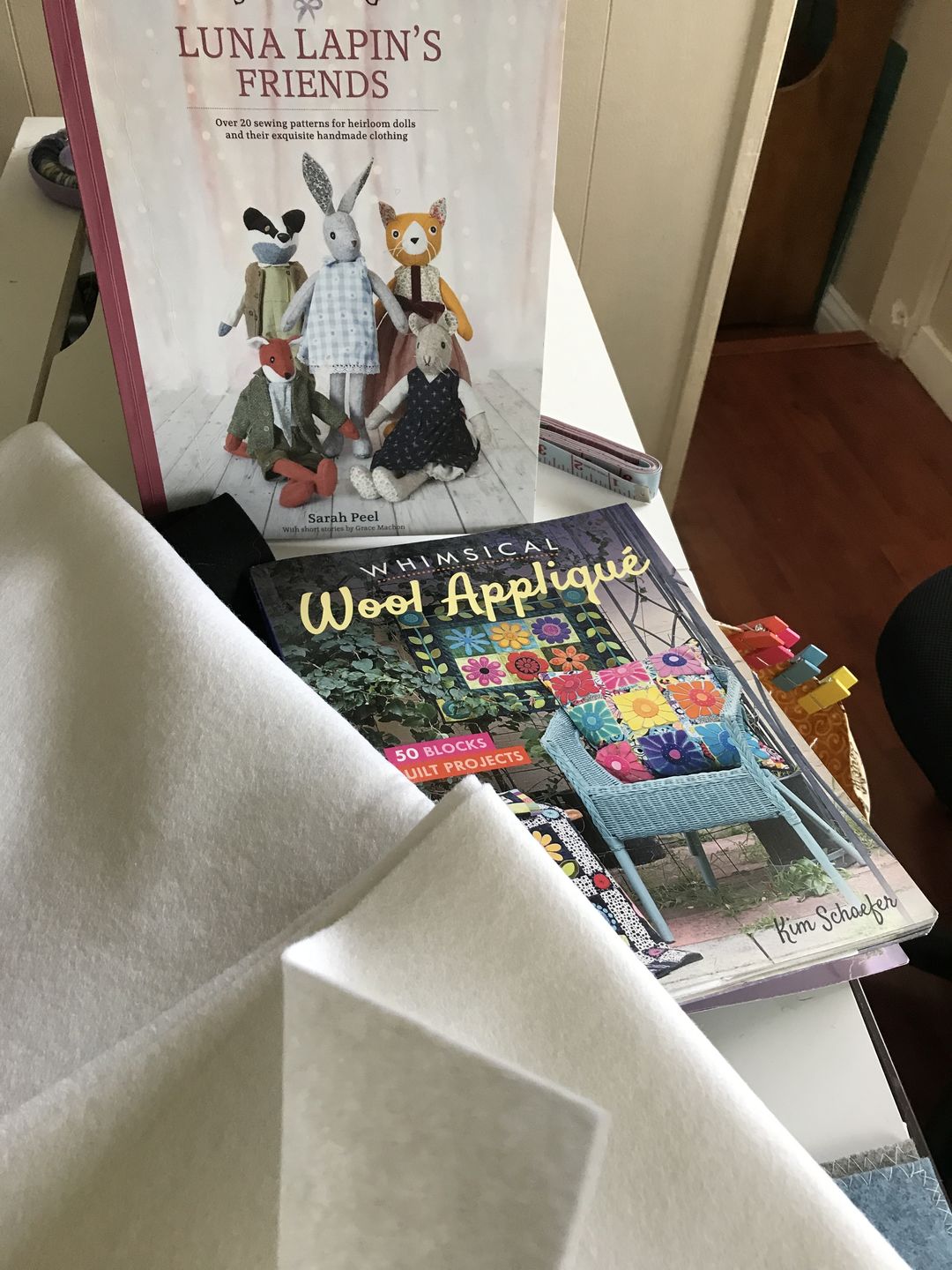 Customer photo review of 100% Wool Craft Felt - 1/2 Yard Precuts