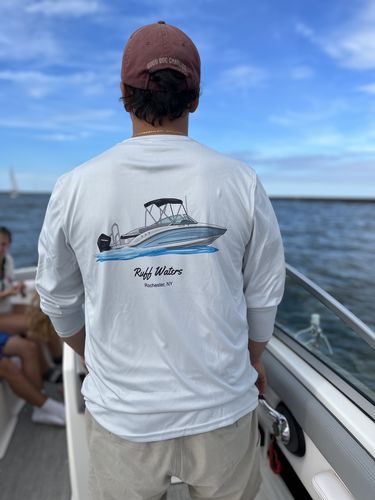 Customer photo review of Dri-Fit Custom Boat Shirts - Long Sleeve