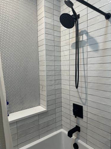 Customer photo review of 3-Spray Dual Shower Head Set