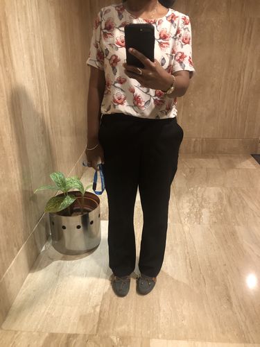 Customer photo review of LivIn Bootcut Pants - Black