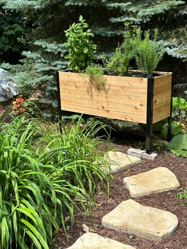 Customer photo review of 18" x 48" Raised Garden Bed