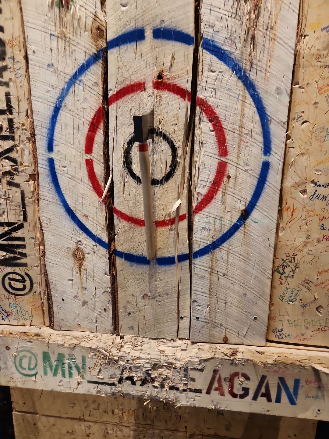 Customer photo review of The Corporal Throwing Axe