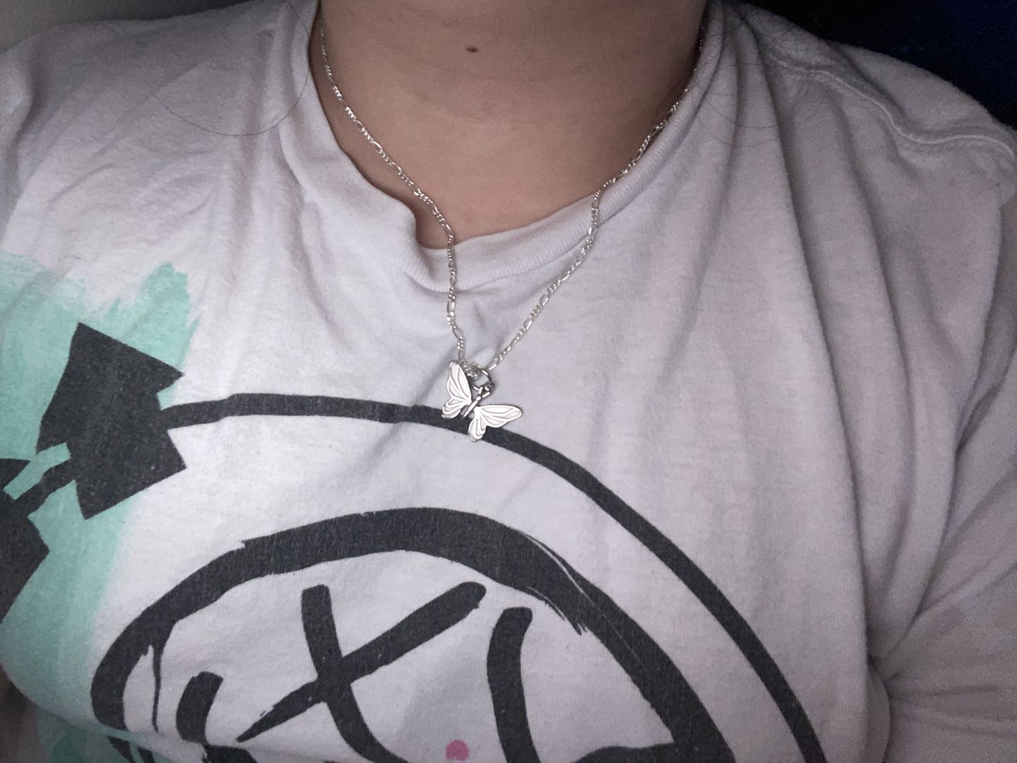 Customer photo review of BUTTERFLY PENDANT