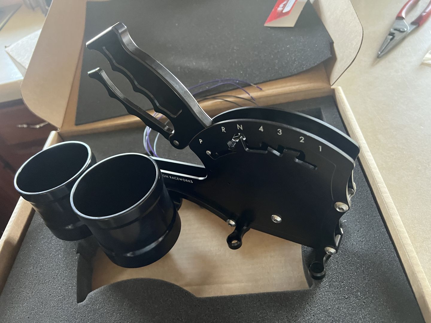 Customer photo review of 4L80E 4 Speed Standard Pattern Operator Series Billet Shifter Front Exit