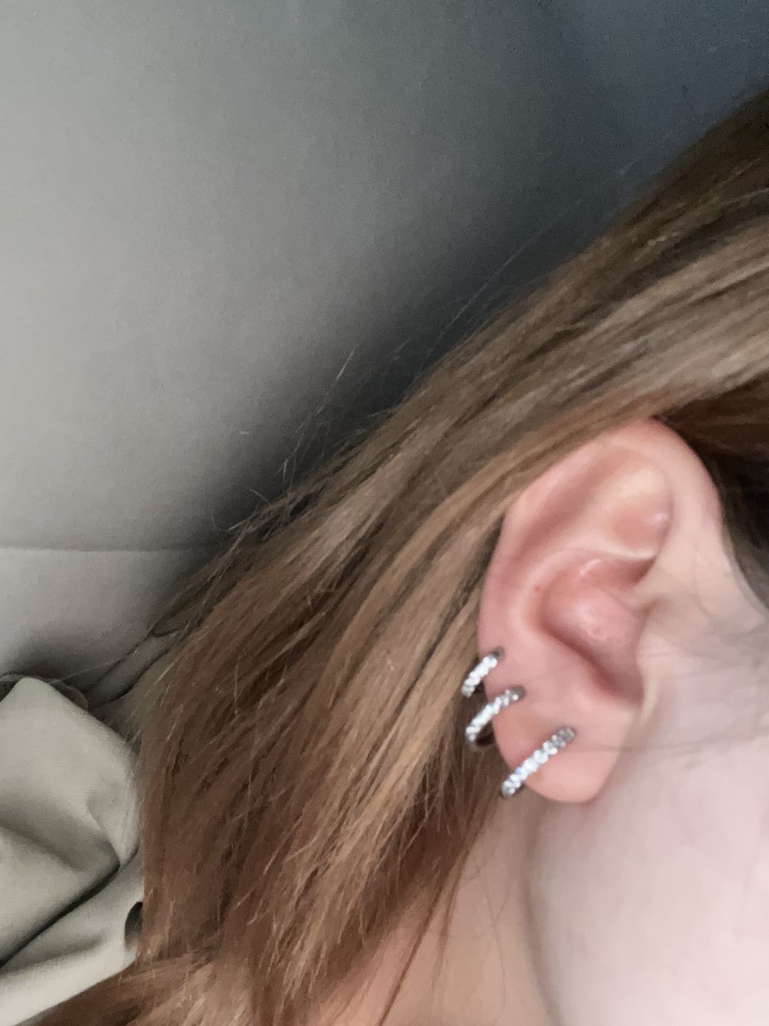 Customer photo review of Klara Set Ohrringe | 18K vergoldet