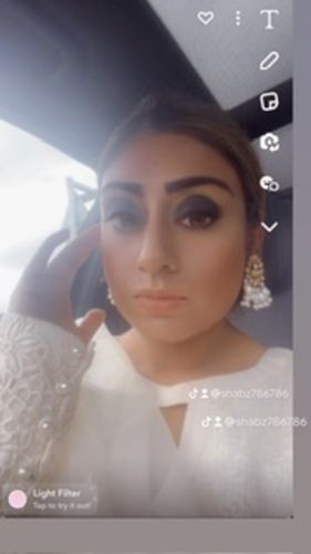 Customer photo review of Ally's Luxury Lawn Chikan Kari Eid Suit Off White AL706