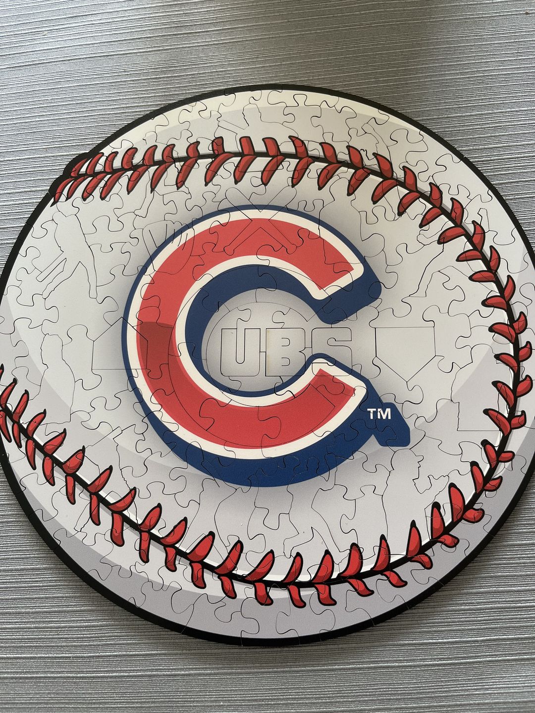 Customer photo review of Chicago Cubs® - Official Wooden Puzzle