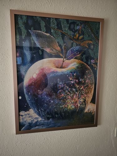 Customer photo review of 5D Diamond Painting AB Steine Ice Apple