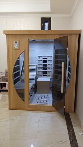 Customer photo review of Smartmak® Indoor Far Infrared Sauna Room with Recliner Refresh 1