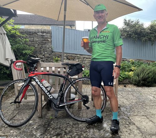 Customer photo review of Bianchi Baby Blue Retro Short sleeves Jersey