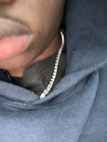 Customer photo review of Tennis chain (White Gold) 5mm