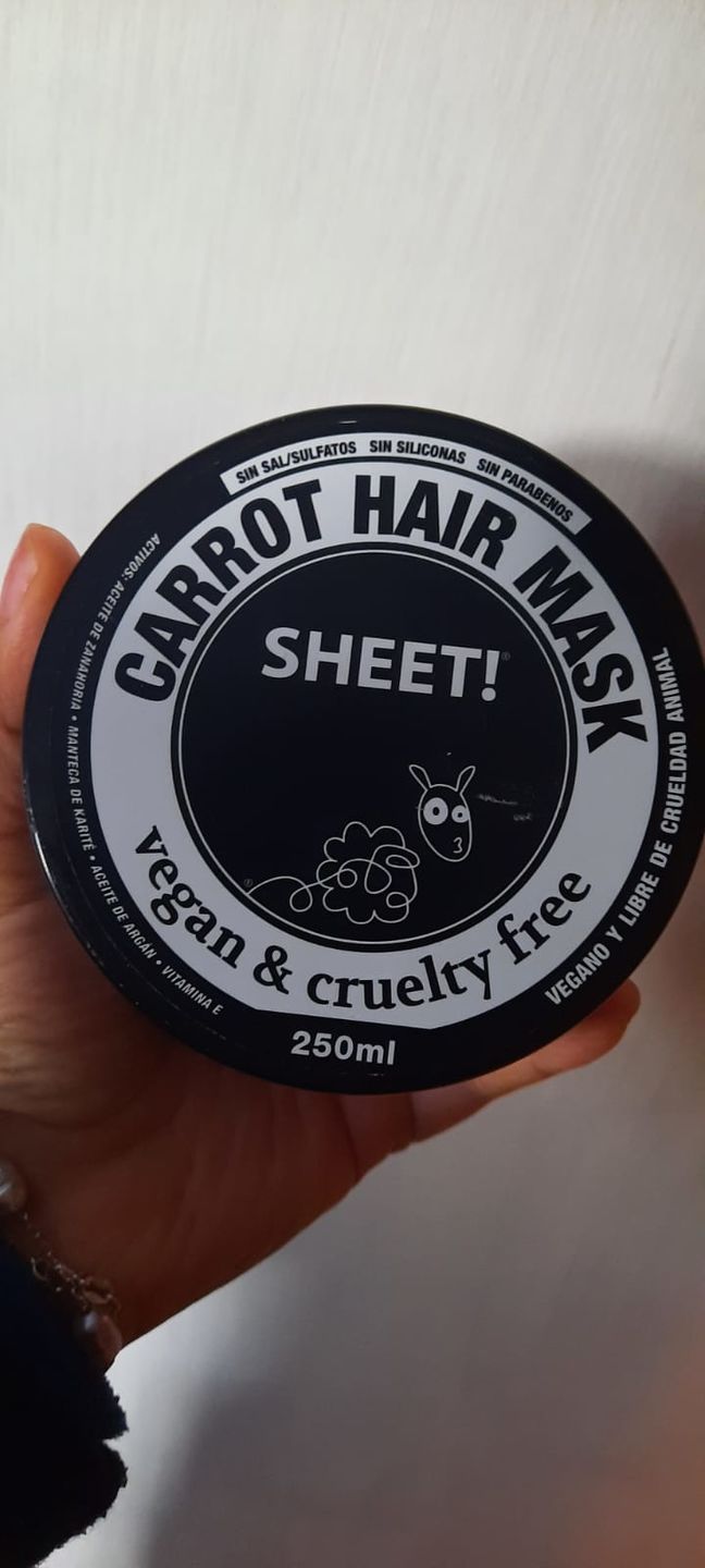 Customer photo review of Carrot Mask