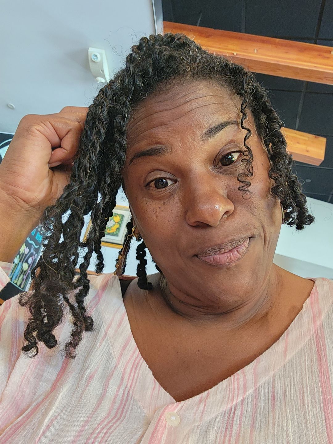 Customer photo review of SCULPT Curl Defining Gel